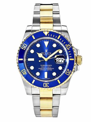 Rolex Submariner Date 116613LB Stainless Steel Yellow Gold Blue Dial