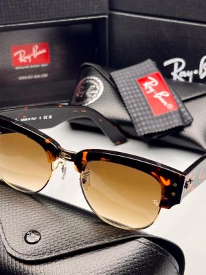 RAY-BAN SUNGLASSES | MOCK TORTOISE ON ARISTA SUNGLASSES ( 0RB0316S | SQUARE | HAVANA FRAME | GREEN LENS )