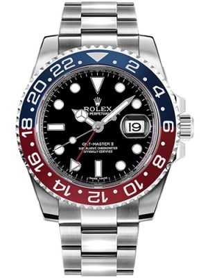 Rolex GMT-Master II Steel & Ceramic "Pepsi" Oyster Watch B/P '21 126710BLRO