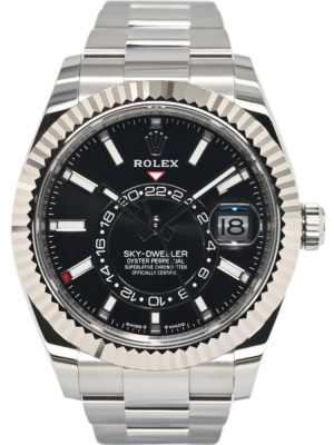 Rolex Sky-Dweller 42mm 336934-0007 Bright Black Dial