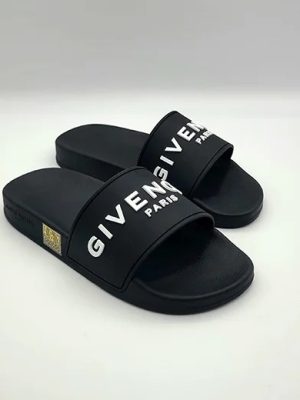 Givenchy Logo Rubber Sandal Slide