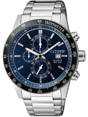Citizen Men’s Chronograph Blue Dial Bracelet Watch