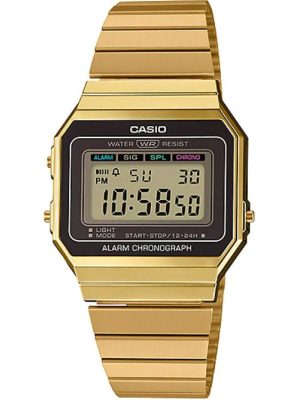 Casio Unisex Vintage Gold Bracelet Watch