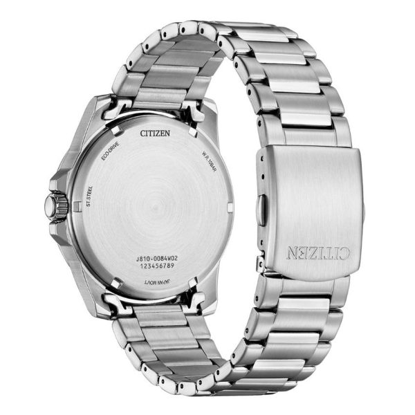 Citizen  Men’s Eco-Drive Green Dial Stainless Steel Watch