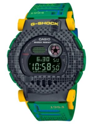 Casio Men’s Digital Multi-Bezel Green Dial Resin Strap Watch