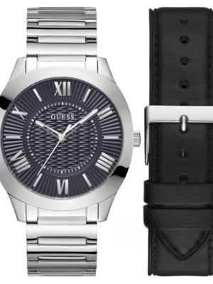 Guess Men’s Arc Blue Dial Multiple Strap Watch