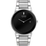 Citizen Men’s Eco-Drive Axiom Silver-Tone Stainless Steel Medium Size Watch