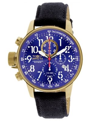 Invicta  Men’s Lefty Force Chronograph Leather Watch