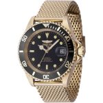 Invicta Men’s Pro Diver Automatic Black Dial Gold Mesh Watch